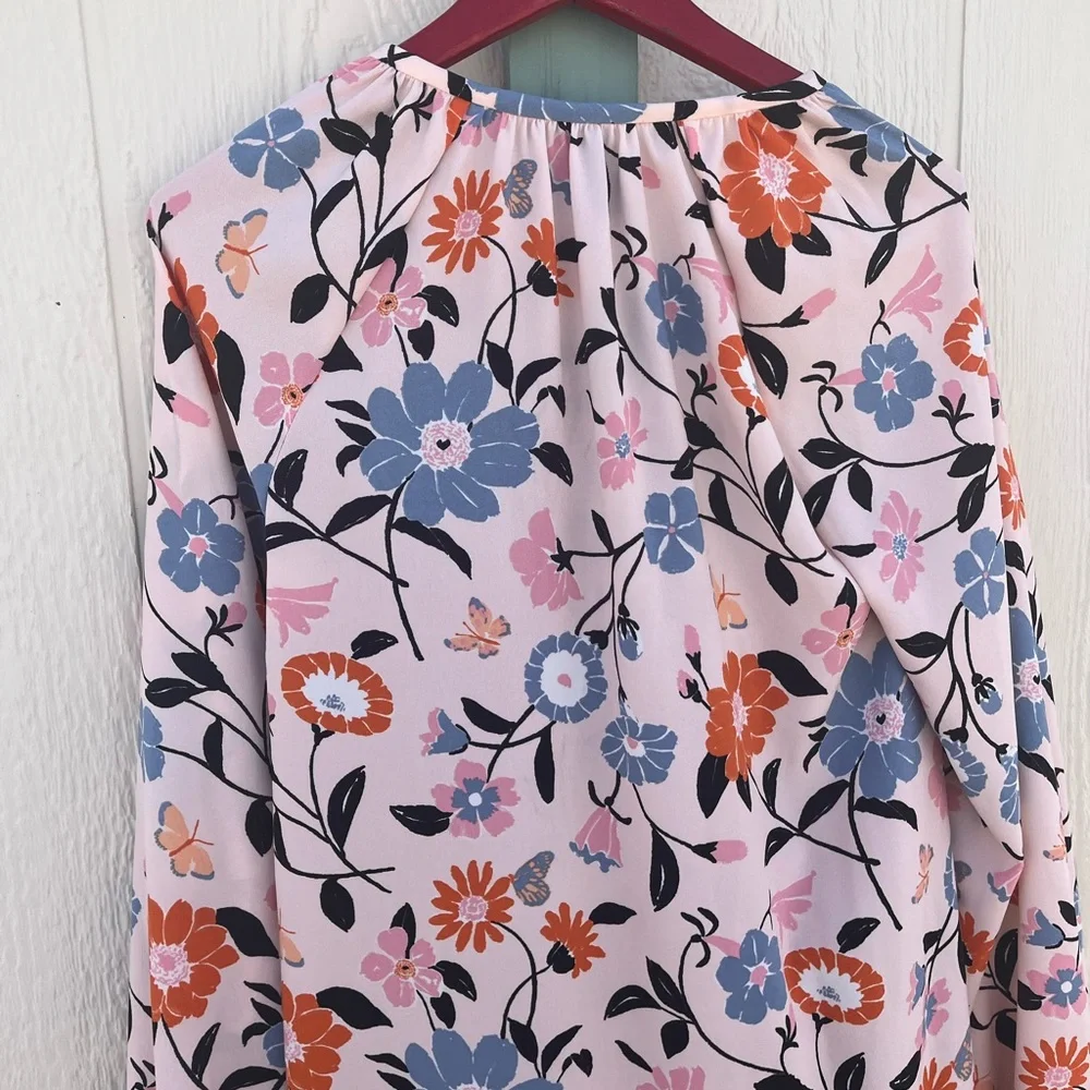Kate Spade New York Floral Garden Tulip shift dress in Pearl Blush xxs